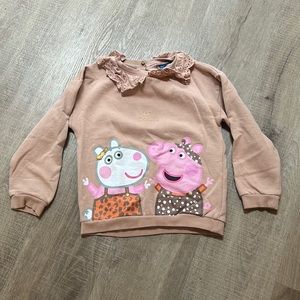Next UK Peppa pig sweatshirt size 5/6